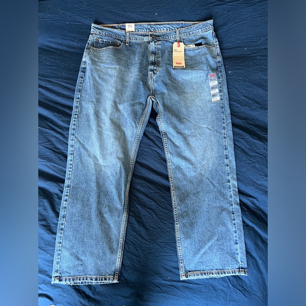 NWT Levi's 505 Regular Jeans 42x30